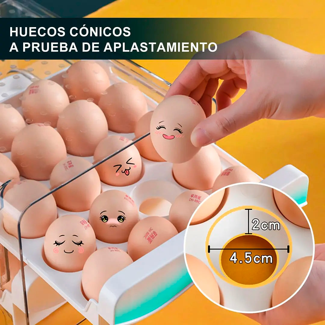 Organizador De Huevos Caja Para 40 Huevos